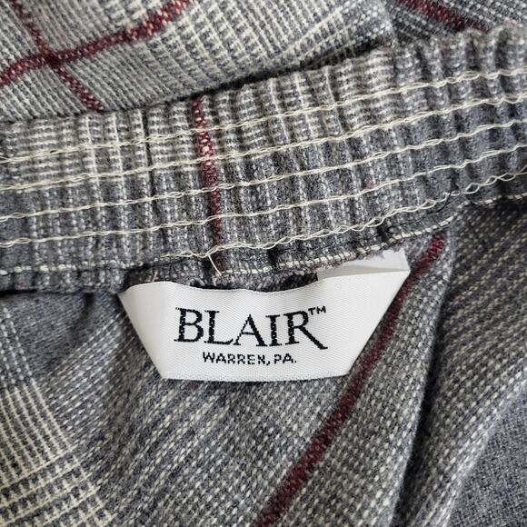 Vintage Skirt Blair Womens Small Wool Blend Vintage Plaid A Line Knee length - Picture 3 of 11